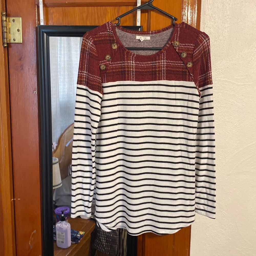 Size extra small, long sleeve blouse from Maurices